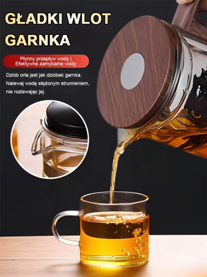 🔥Wygodny zestaw do parzenia herbaty! ☕Szybka, dokładna i przejrzysta filtracja, która zaspokoi Twoje oczekiwania co do smaku herbaty!