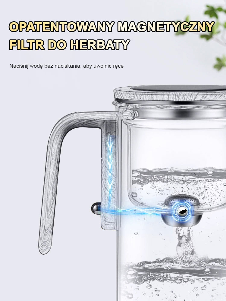 🔥Wygodny zestaw do parzenia herbaty! ☕Szybka, dokładna i przejrzysta filtracja, która zaspokoi Twoje oczekiwania co do smaku herbaty!