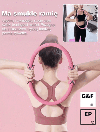 🔥Ćwiczenia Pilates Magic Ring dla łatwego modelowania sylwetki🔥