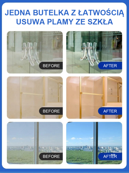 Usuwa plamy w 3 sekundy. Jedna butelka rozwiązuje problem sprzątania całego domu.