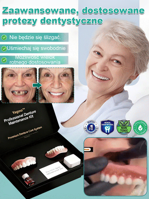 【Certyfikat FDA】 Uzupełnienie protez na bazie całej szczęki — ponad 30 000 zadowolonych użytkowników na świecie