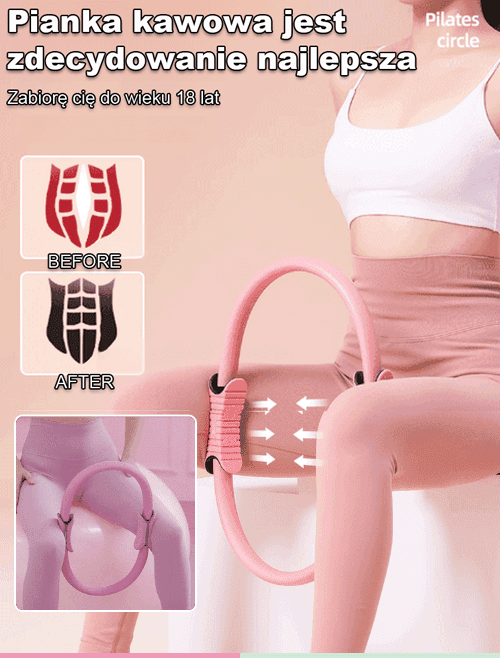 🔥Ćwiczenia Pilates Magic Ring dla łatwego modelowania sylwetki🔥