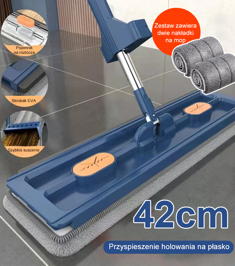 【Pomocny asystent】Samowyciskający mop płaski