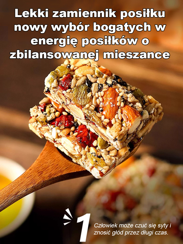 【Bez cukru, długo syty】 Ręcznie robione ciasto z 8 rodzajami orzechów