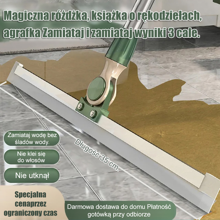 Magiczny miotła, która usuwa kurz i plamy bez śladu