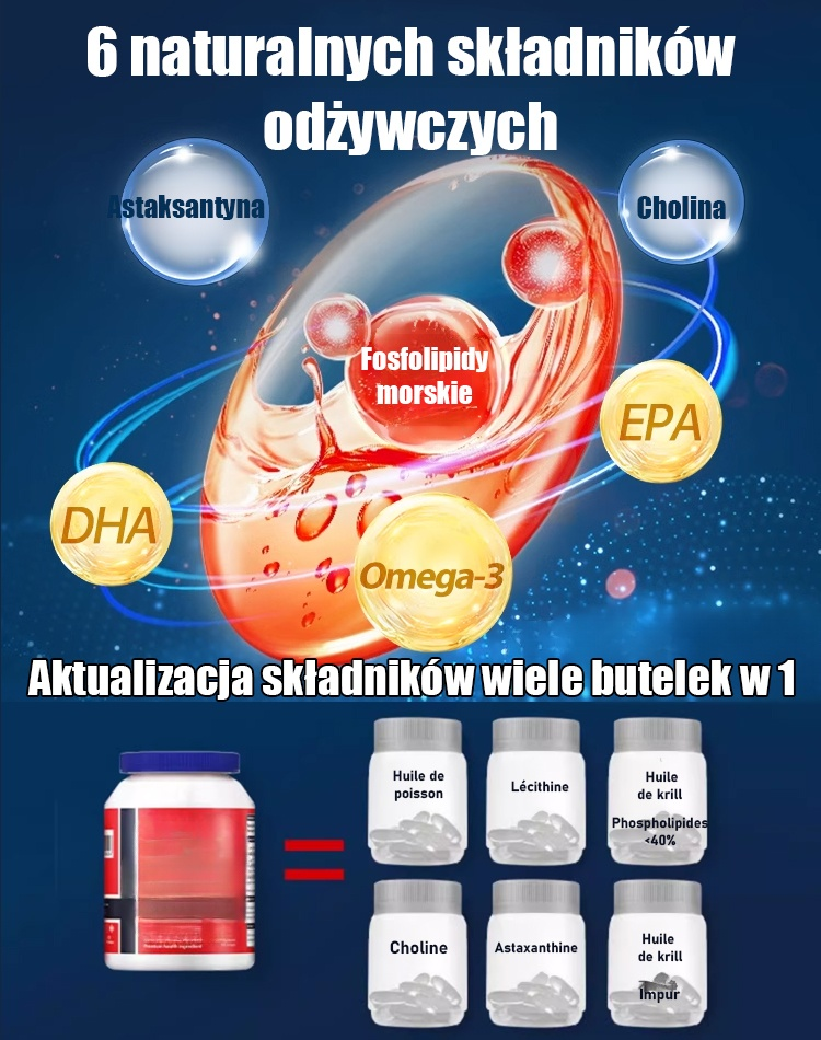 【9-krotny olej rybny】Oryginalny importowany norweski olej rybny