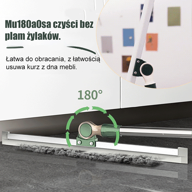 Magiczny miotła, która usuwa kurz i plamy bez śladu