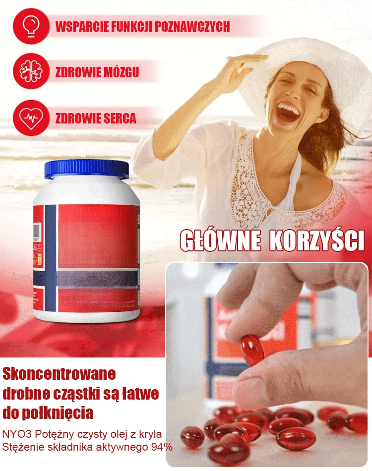 【9-krotny olej rybny】Oryginalny importowany norweski olej rybny