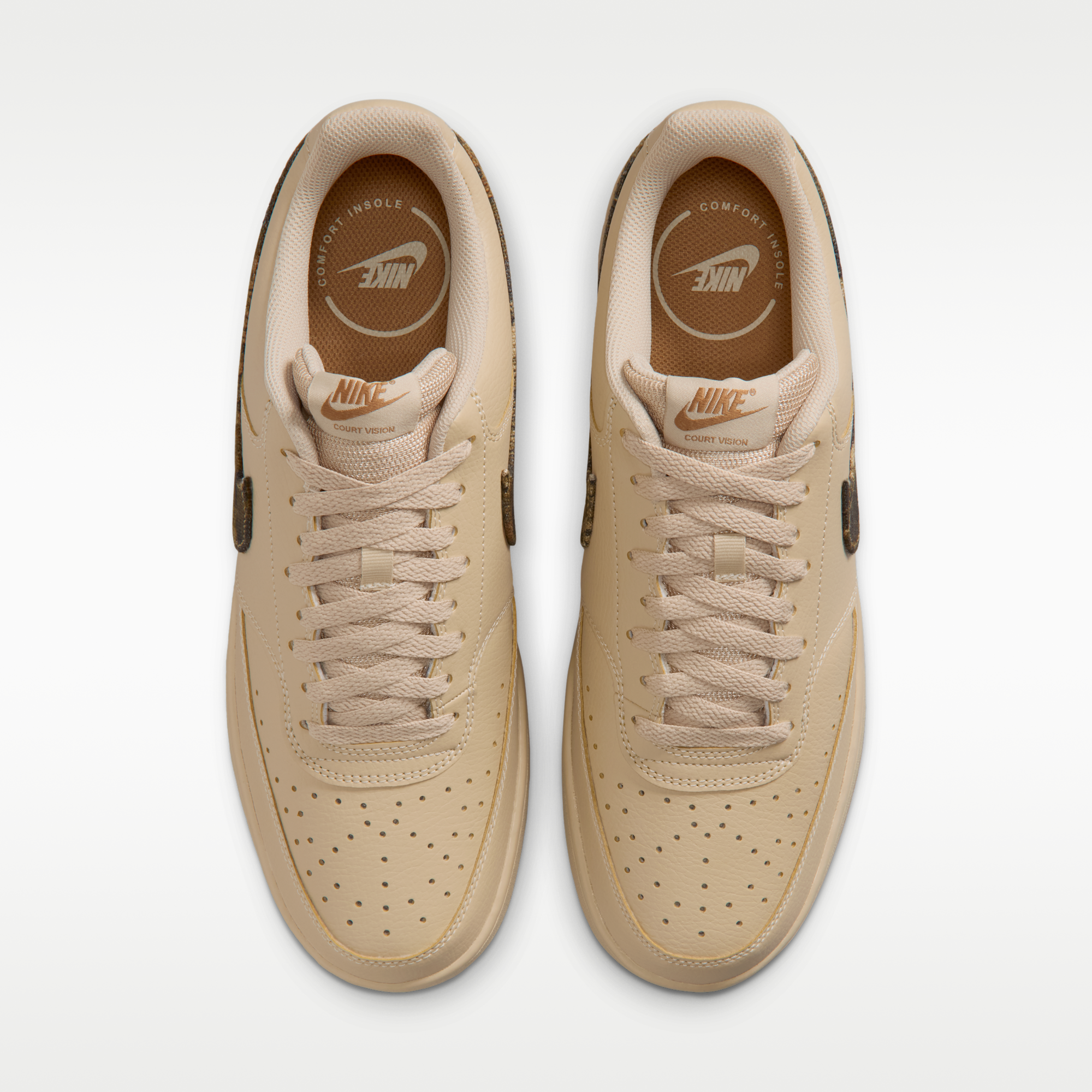 Nike Court Vision SE - Rattan/Rocky Tan/Mink Brown - 4