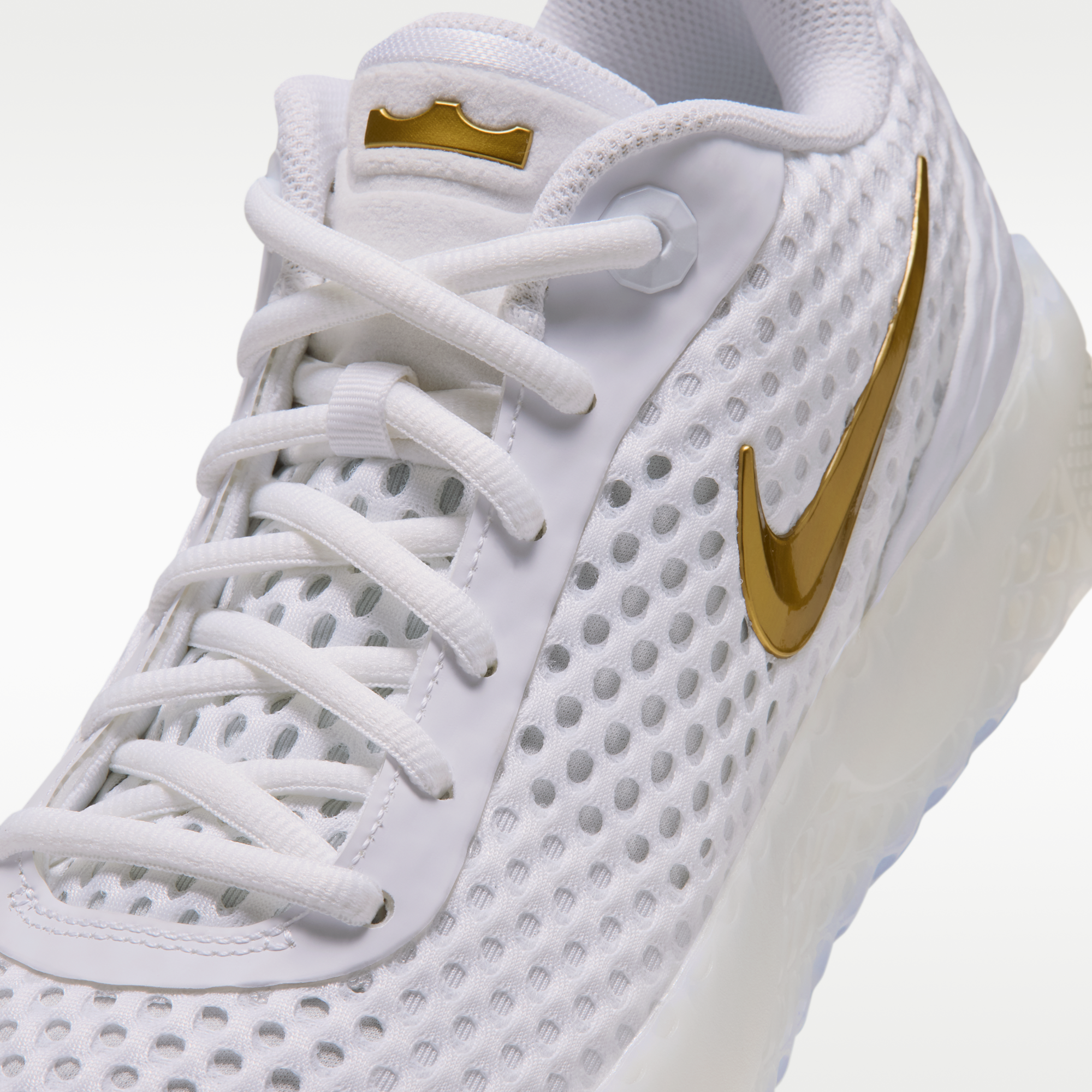 LeBron Witness X - Λευκό/Λευκό/Photon Dust/Metallic Gold - 7