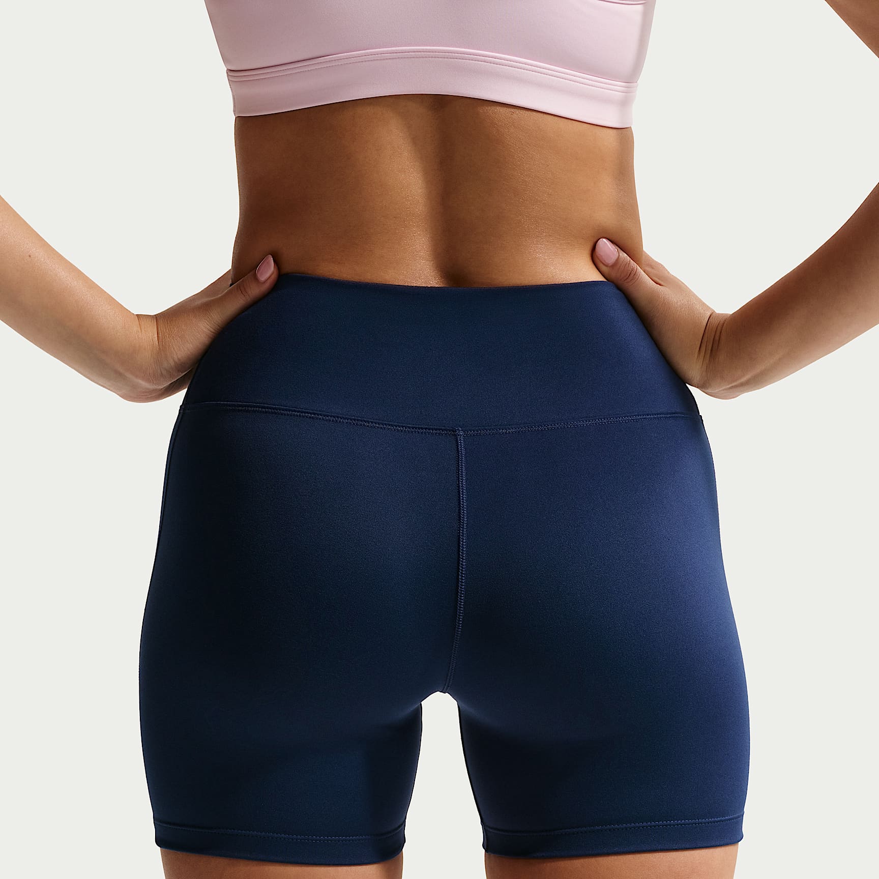 Nike One - Nike One Bike Shorts mit hohem Bund für Damen (ca. 12,5 cm)