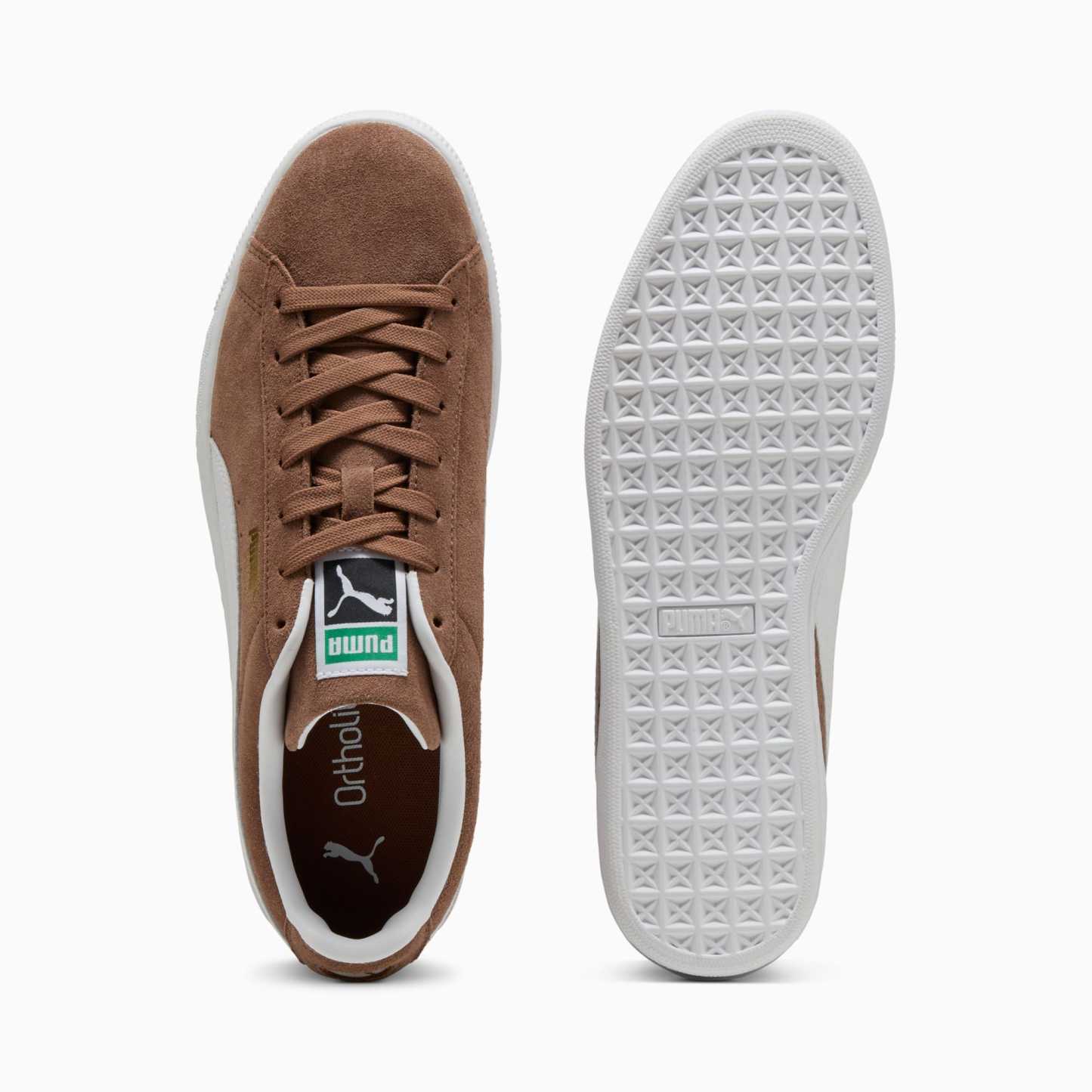 Suede Classic Sneakers Unisex - Haute Coffee-PUMA White