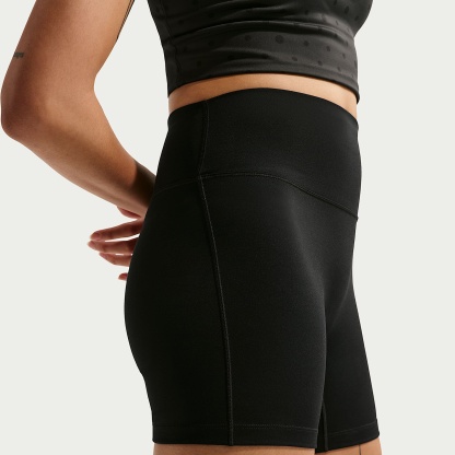 Nike One - Nike One Bike Shorts mit hohem Bund für Damen (ca. 12,5 cm)