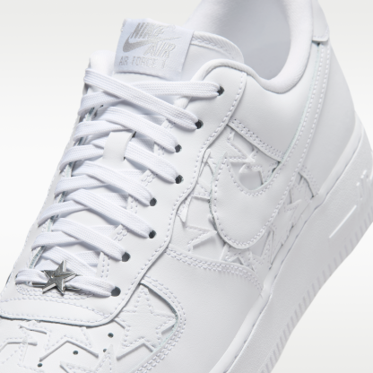 Nike Air Force 1 '07 Edge - Λευκό/Metallic Silver/Λευκό - 7