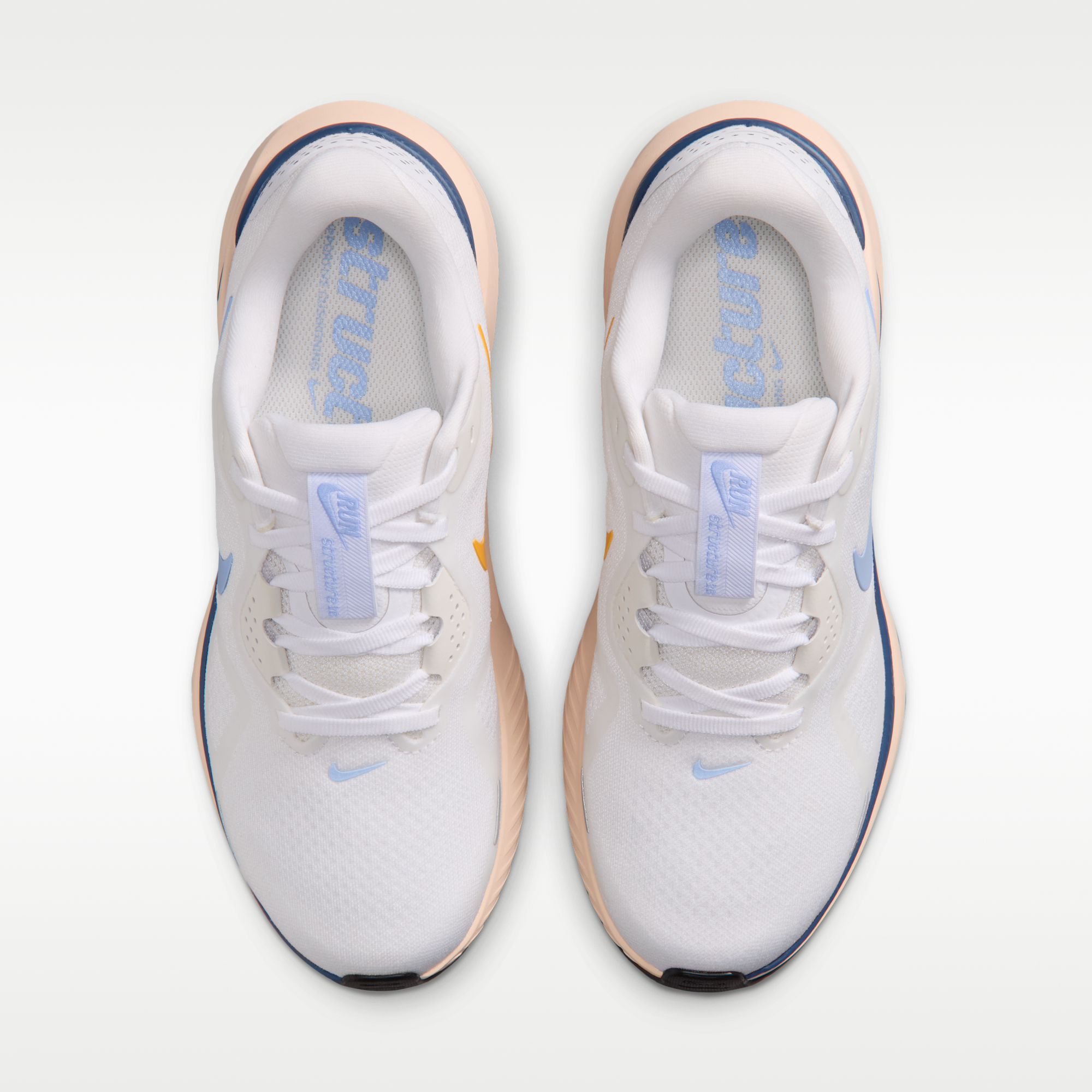 Nike Structure 26 - Λευκό/Mystic Navy/Sundial/Aluminum - 4