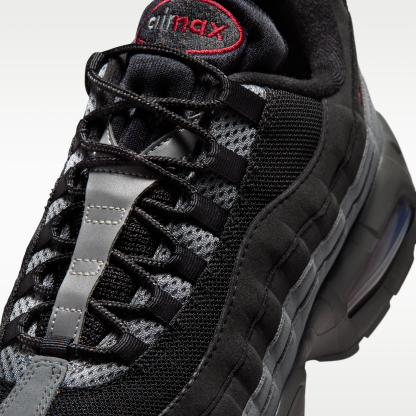 Nike Air Max 95 Big Bubble "OG" - Μαύρο/Smoke Grey/Dark Smoke Grey/Tough Red - 7