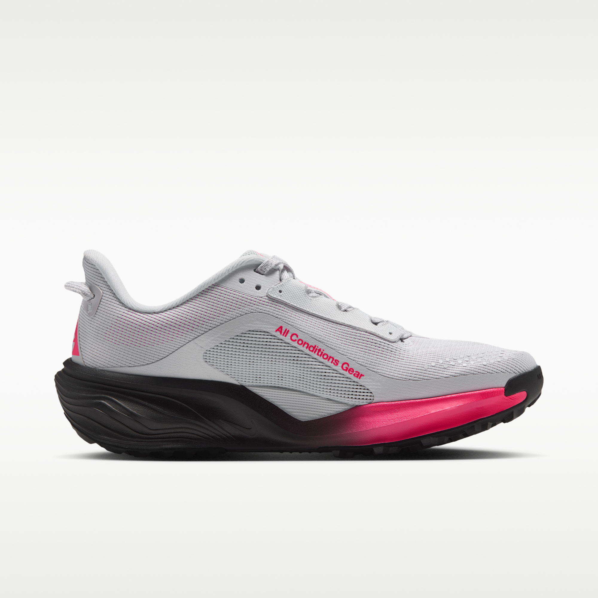 Nike ACG Pegasus Trail - Pure Platinum/Hyper Pink/Hyper Pink/Μαύρο - 3
