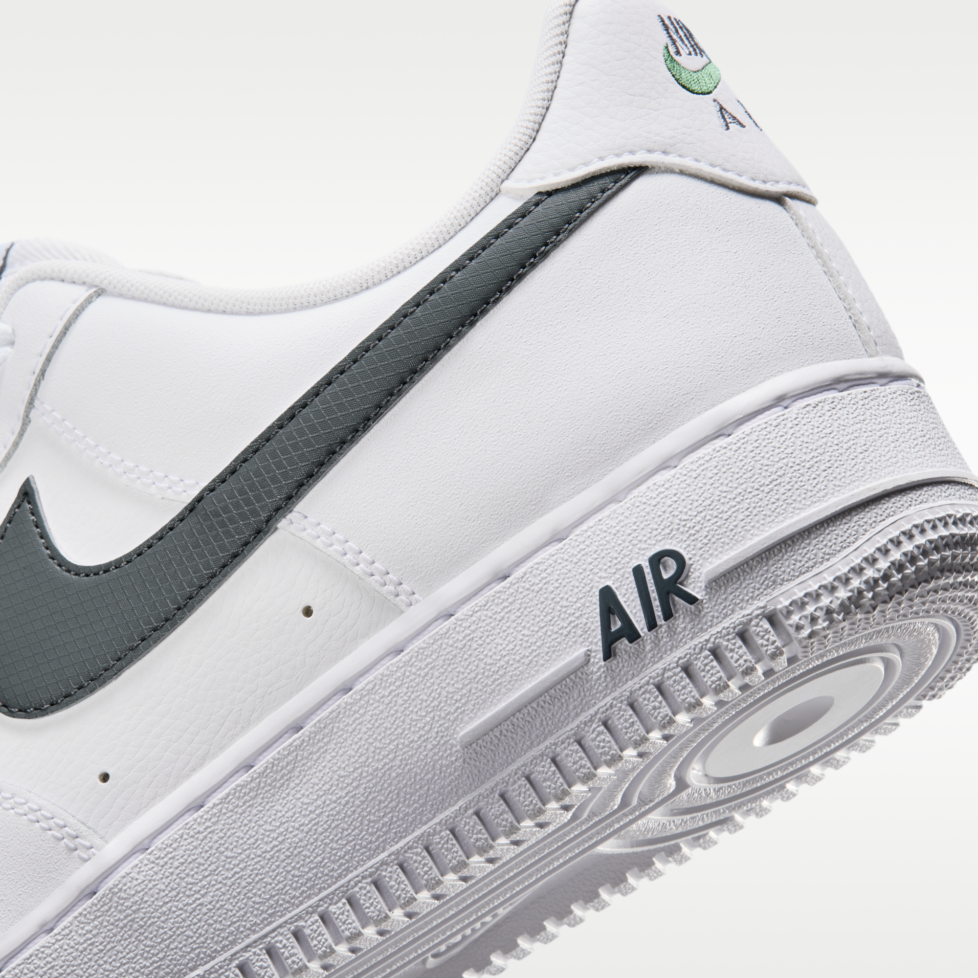 Nike Air Force 1 '07 - Λευκό/Fir/Cool Grey/Cool Grey - 8