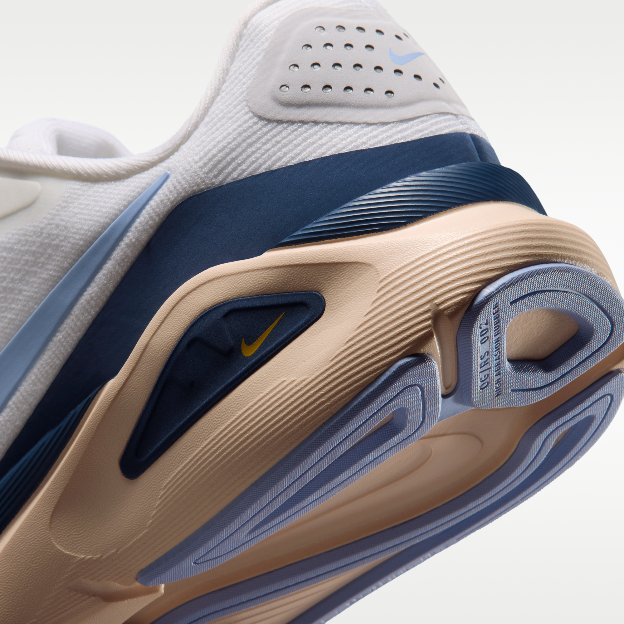 Nike Structure 26 - Λευκό/Mystic Navy/Sundial/Aluminum - 8