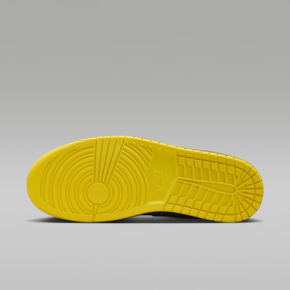 Air Jordan 1 Mid SE - Μαύρο/Opti Yellow/Silver - 2