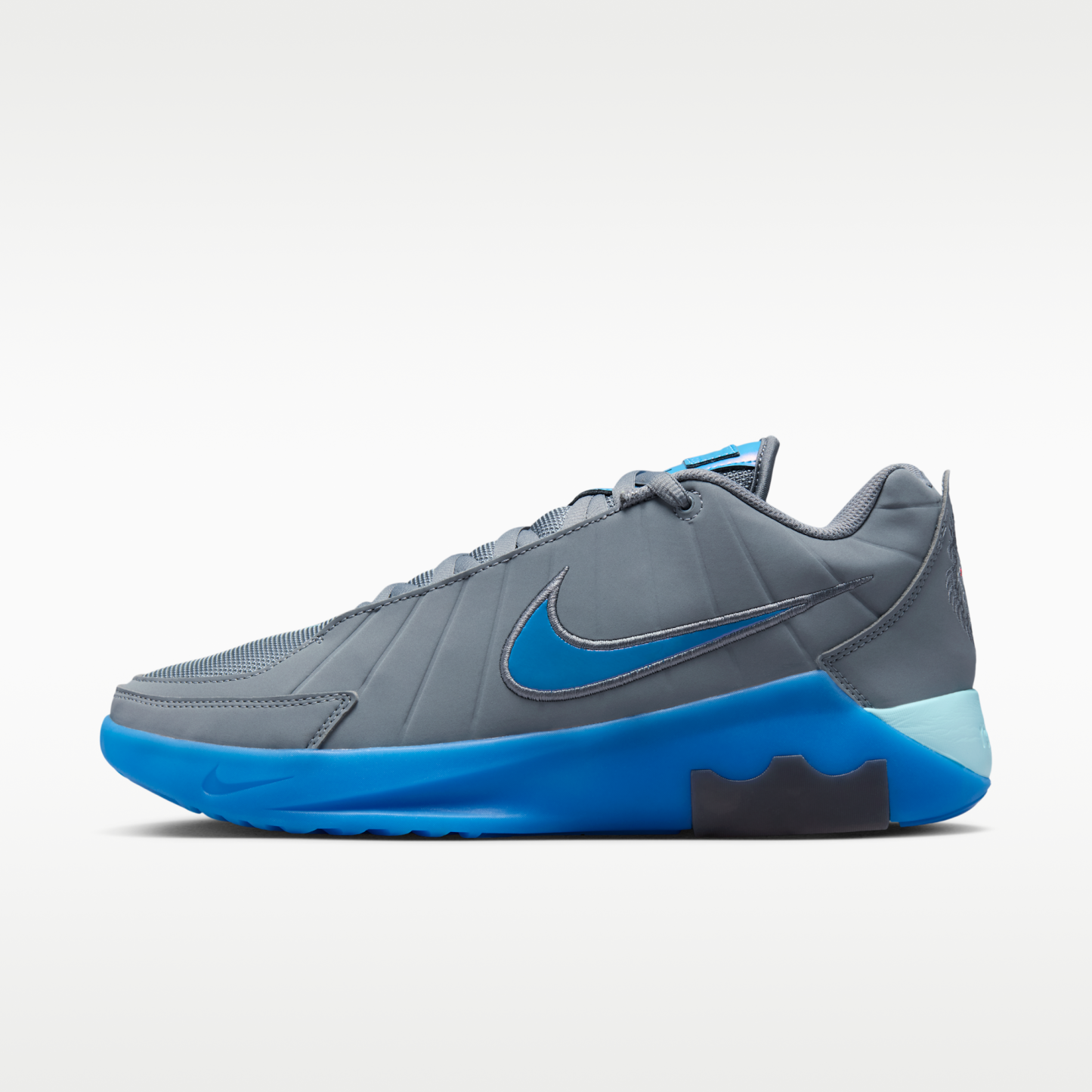 LeBron Witness 9 - Cool Grey/Glacier Ice/Glacier Ice/Aurora Blue - 1