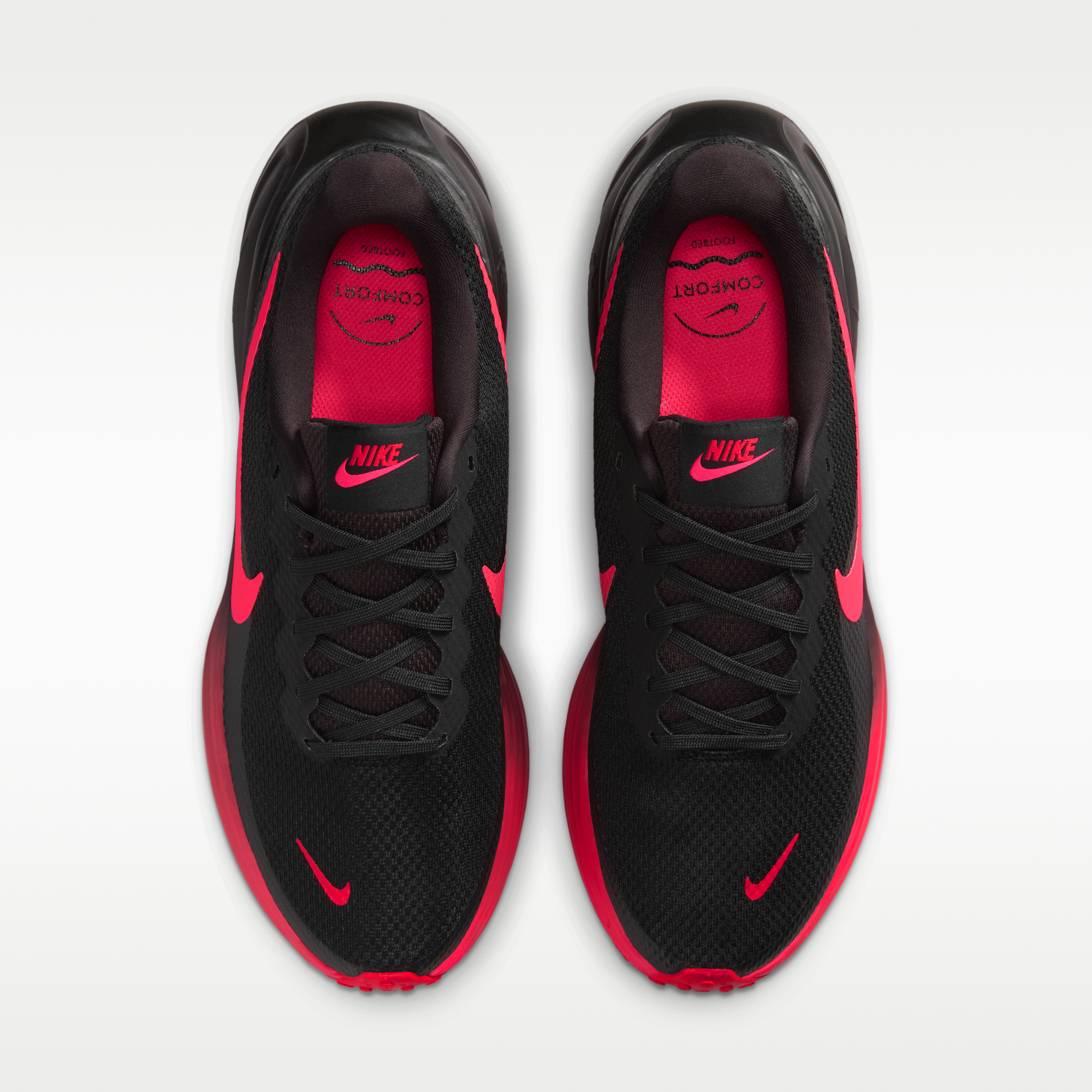 Nike Revolution 8 - Μαύρο/University Red/Red Orbit - 4