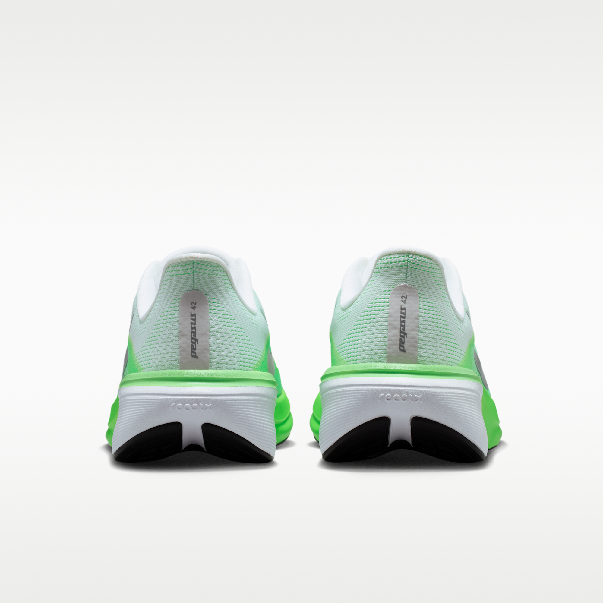 Nike Pegasus 42 - Λευκό/Green Strike/Illusion Green/Metallic Silver - 6