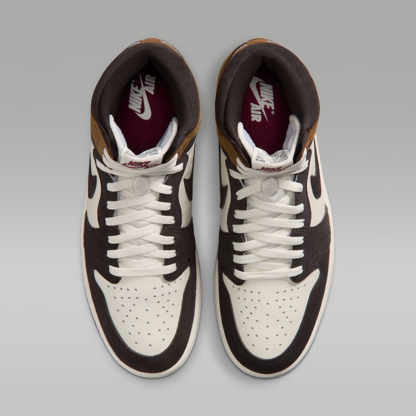 Air Jordan 1 Retro High OG "Love Letter" - Shadow Brown/Light British Tan/Team Red - 4