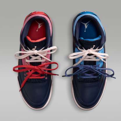 Air Jordan 3 Retro "Sport Renaissance" - Obsidian/Track Red/Chalk/Chalk - 4