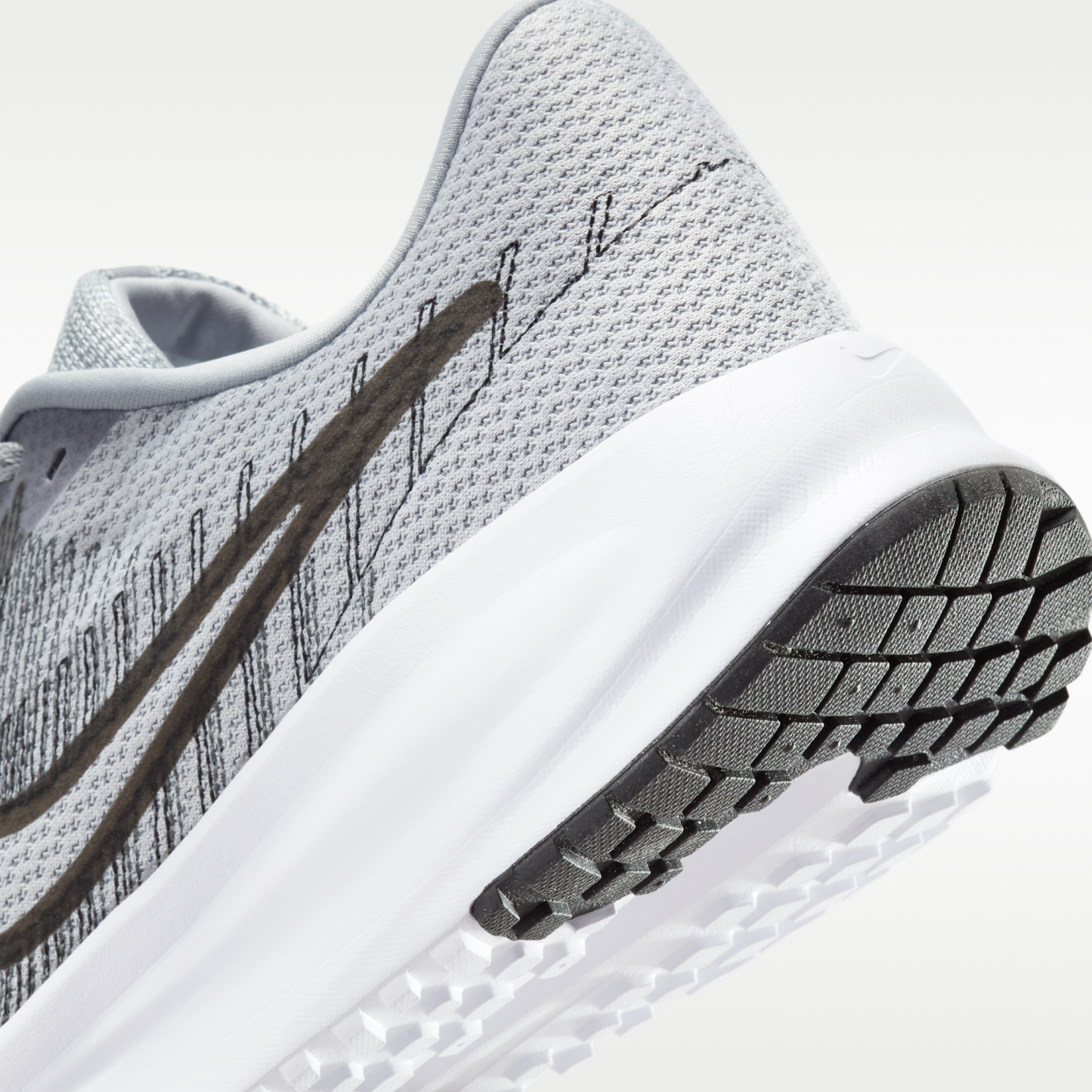 Nike Run Defy - Wolf Grey/Λευκό/Iron Grey/Μαύρο - 8