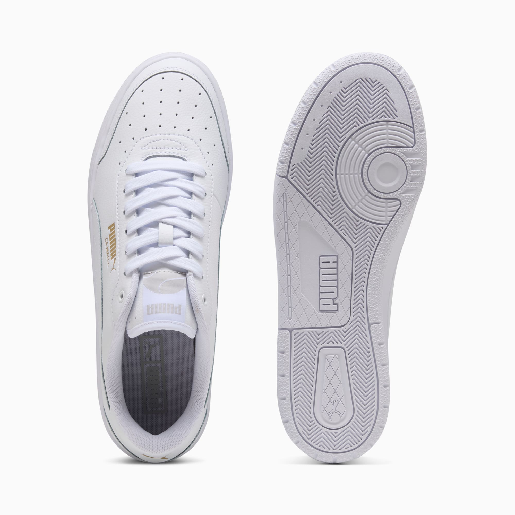 CA Match Sneakers - PUMA White-PUMA White