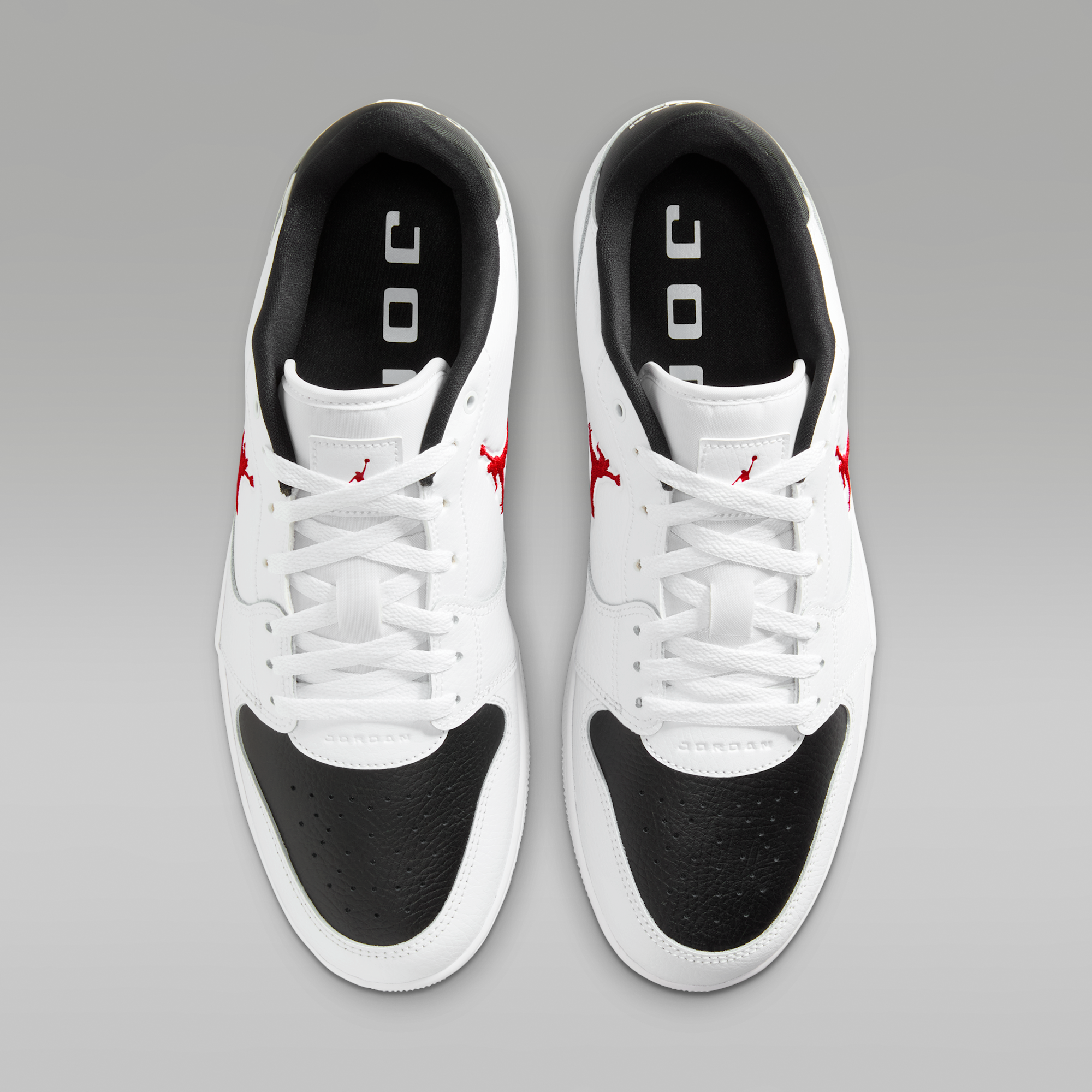 Jordan Court Connect Low - Λευκό/Μαύρο/Gym Red - 4