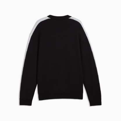 T7 Relaxed Strickpullover Unisex - PUMA Black