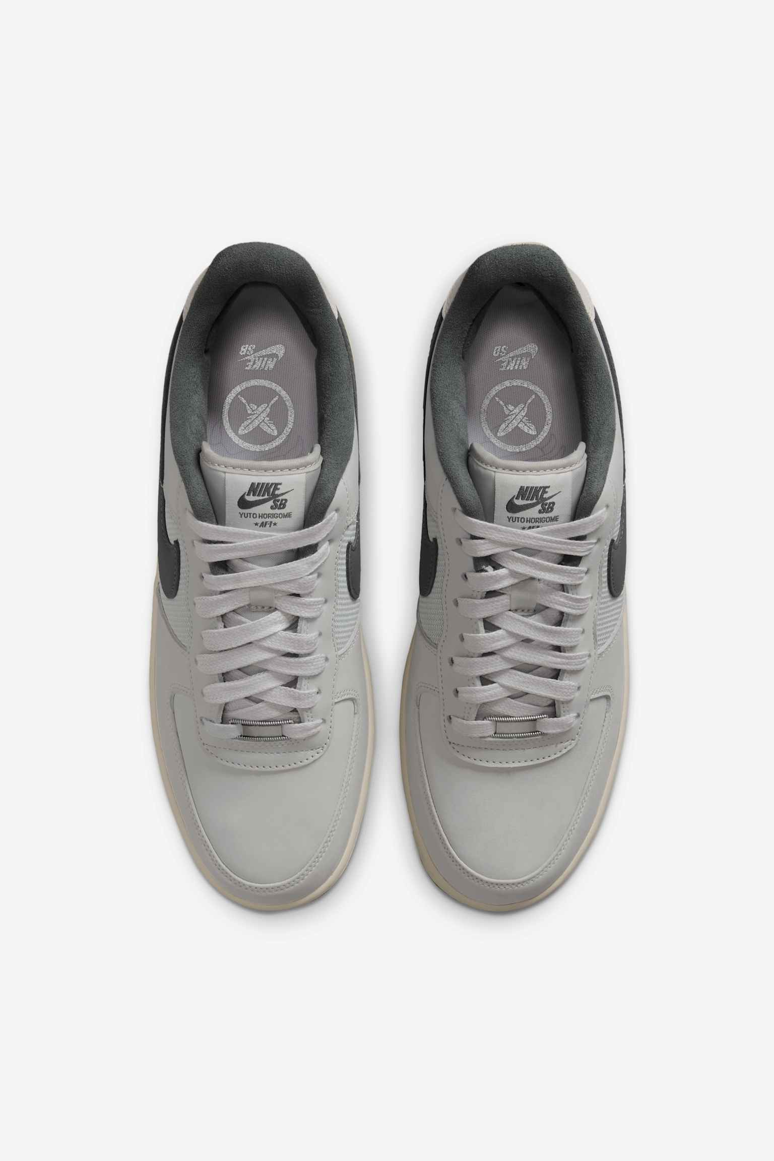Nike SB Air Force 1 x Yuto - Λευκό/Λευκό/Coconut Milk/Iron Grey - 5