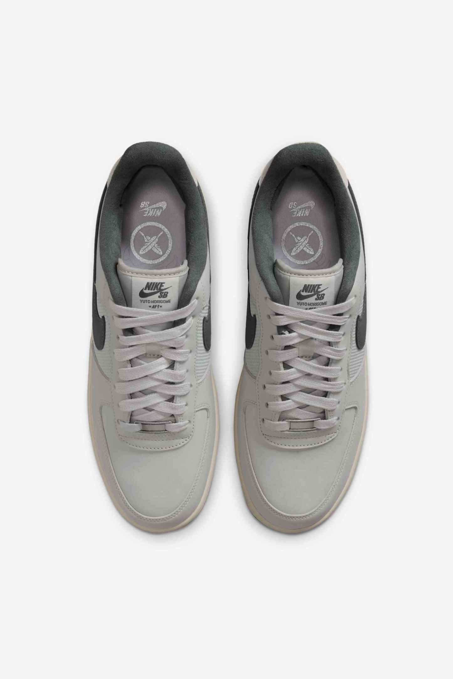 Nike SB Air Force 1 x Yuto - Λευκό/Λευκό/Coconut Milk/Iron Grey - 5