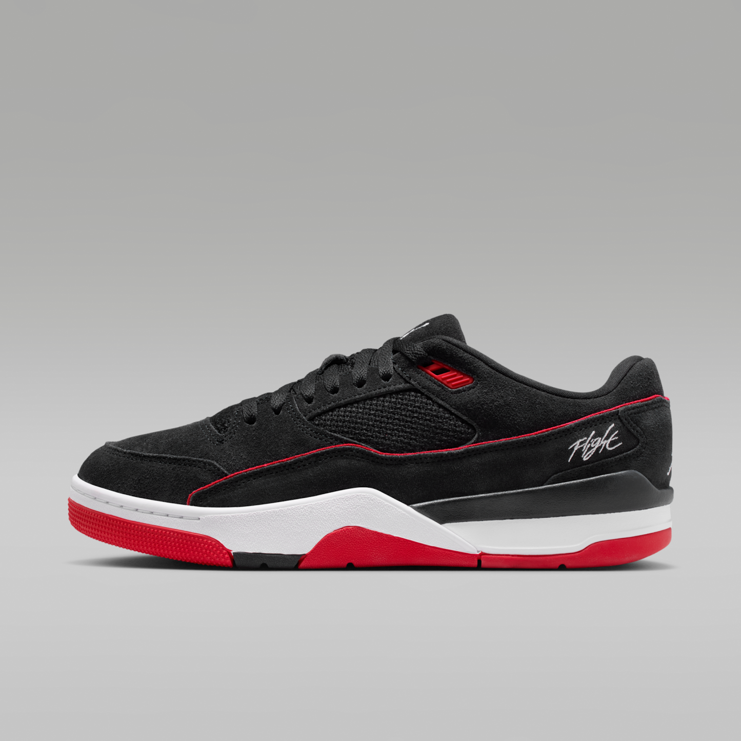 Jordan Flight Court - Μαύρο/University Red/Λευκό - 1
