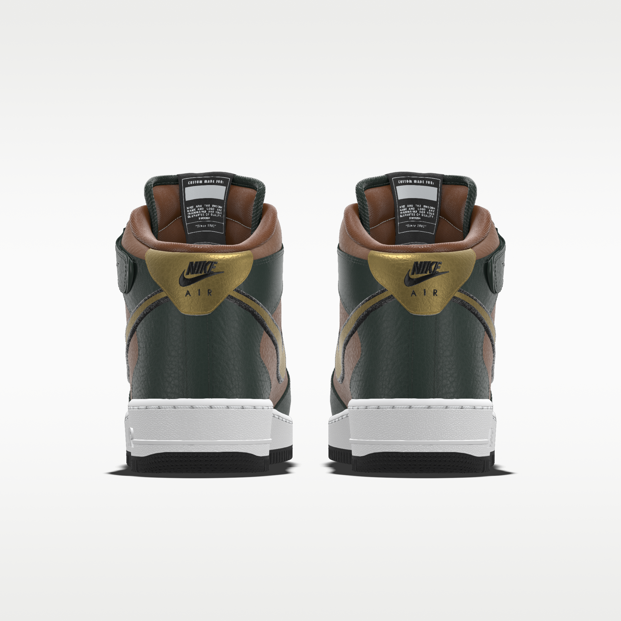Nike Air Force 1 Mid By You - Πολύχρωμο/Πολύχρωμο/Πολύχρωμο (2646982836) - 5