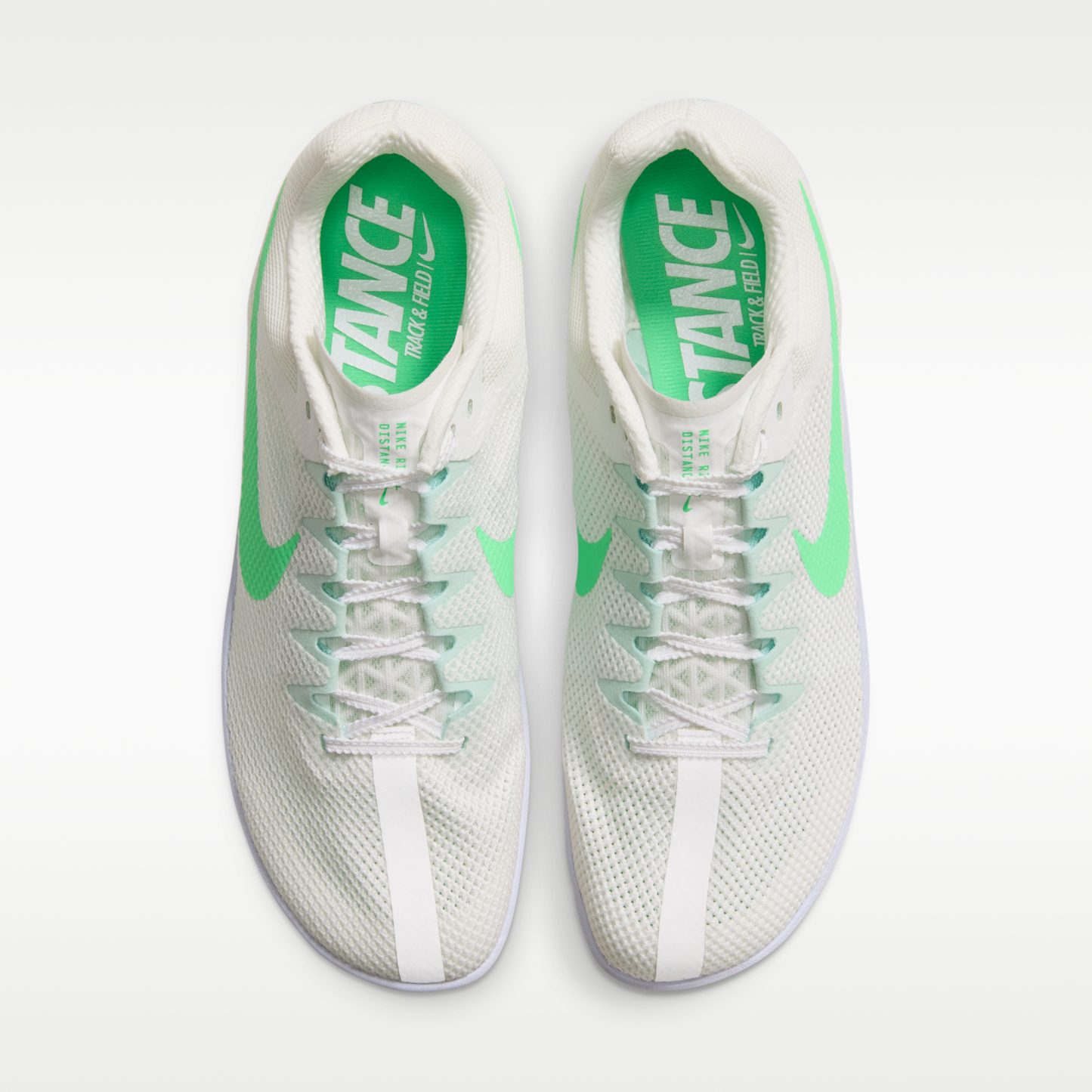 Nike Zoom Rival Distance - Summit White/Palest Purple/Atomic Pink/Electro Green - 4