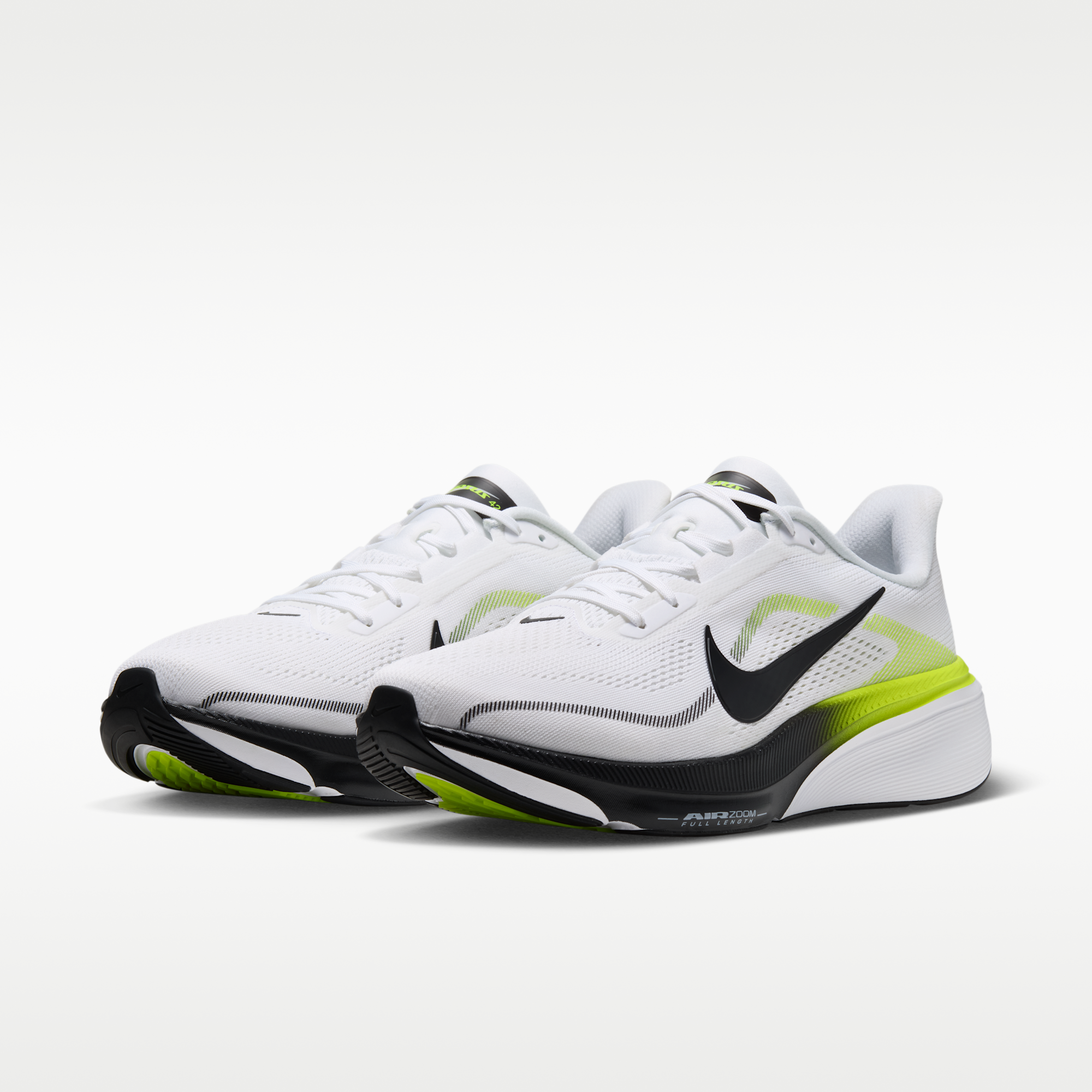 Nike Pegasus 42 - Λευκό/Lemon Venom/Λευκό/Μαύρο - 5
