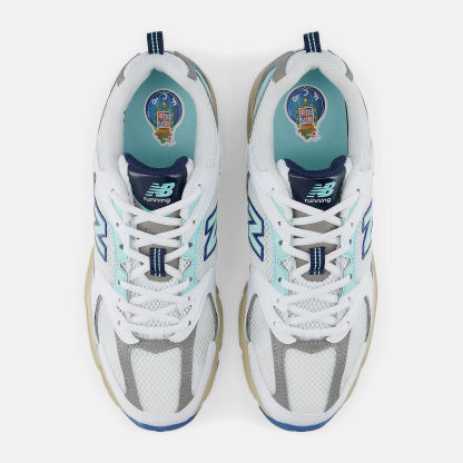 New Balance 530 FC Porto​ - WHITE con Blue Light y SILVER METALLIC - U5309FC