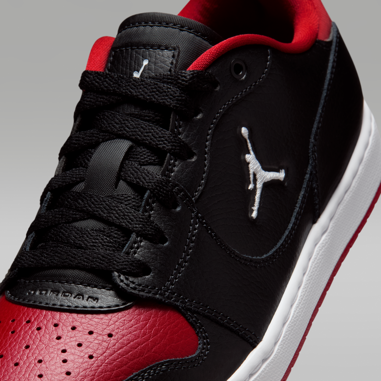 Jordan Court Connect Low - Μαύρο/Gym Red/Λευκό - 7