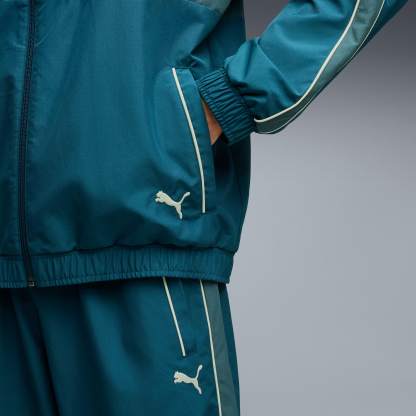 T7 Relaxed Gewebte Trainingsjacke Herren - Midnight Petrol