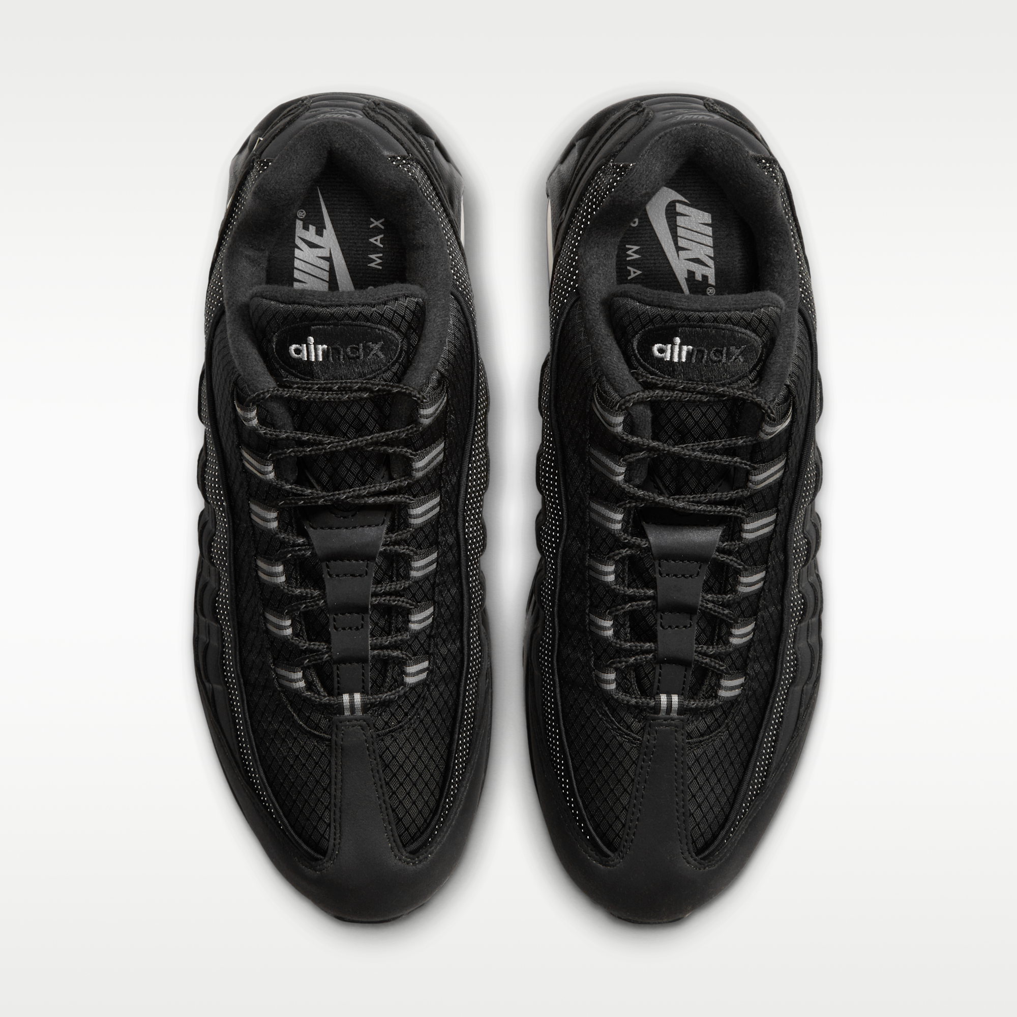 Nike Air Max 95 Big Bubble - Μαύρο/Λευκό/Wolf Grey/Anthracite - 4