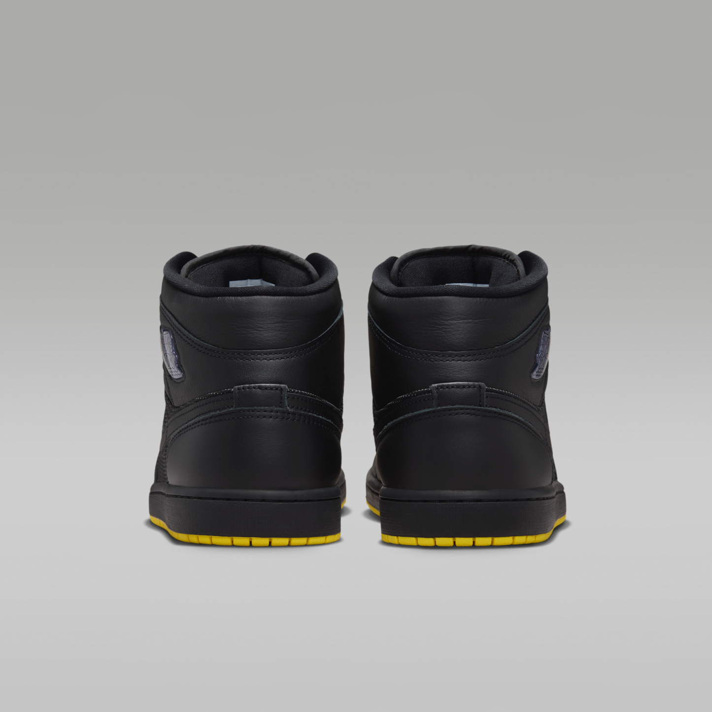 Air Jordan 1 Mid SE - Μαύρο/Opti Yellow/Silver - 6