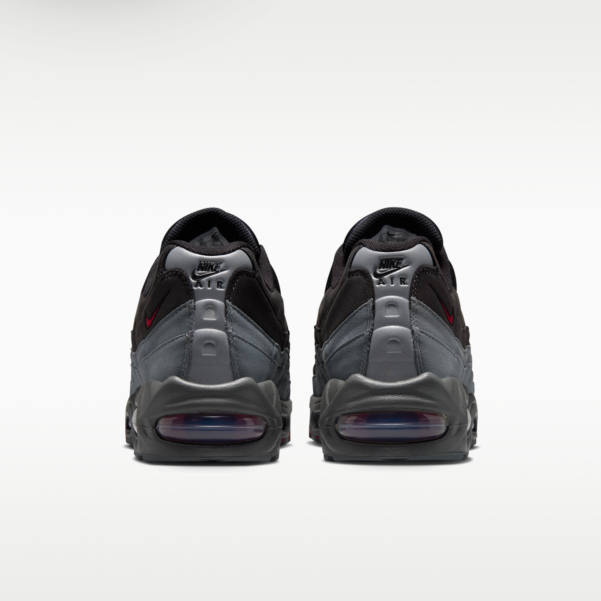Nike Air Max 95 Big Bubble "OG" - Μαύρο/Smoke Grey/Dark Smoke Grey/Tough Red - 6