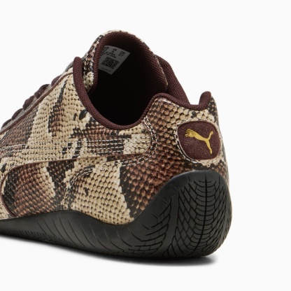 Speedcat Snake Print Sneakers Unisex - Bitter Chocolate-Toasted Almond
