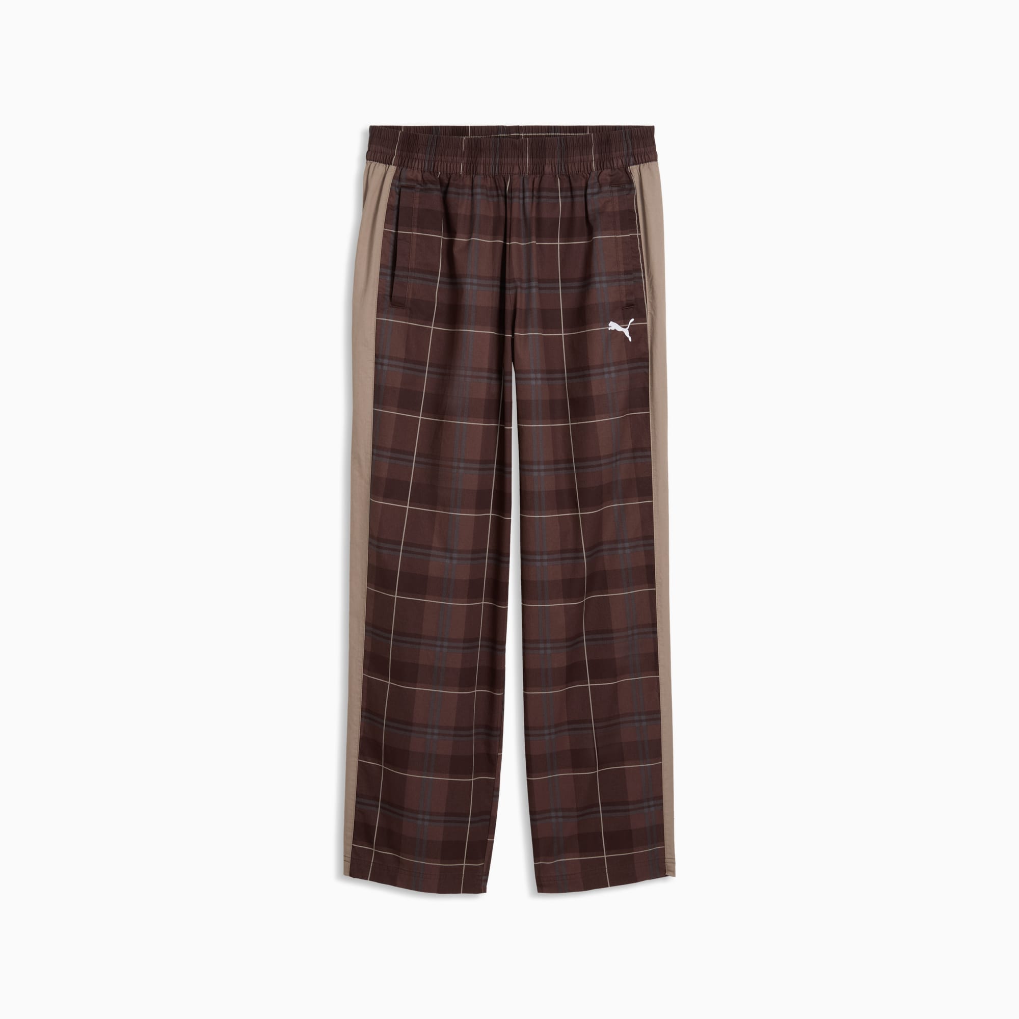 T7 Relaxed Tartan Trainingshose Herren - Chocolate Fondue