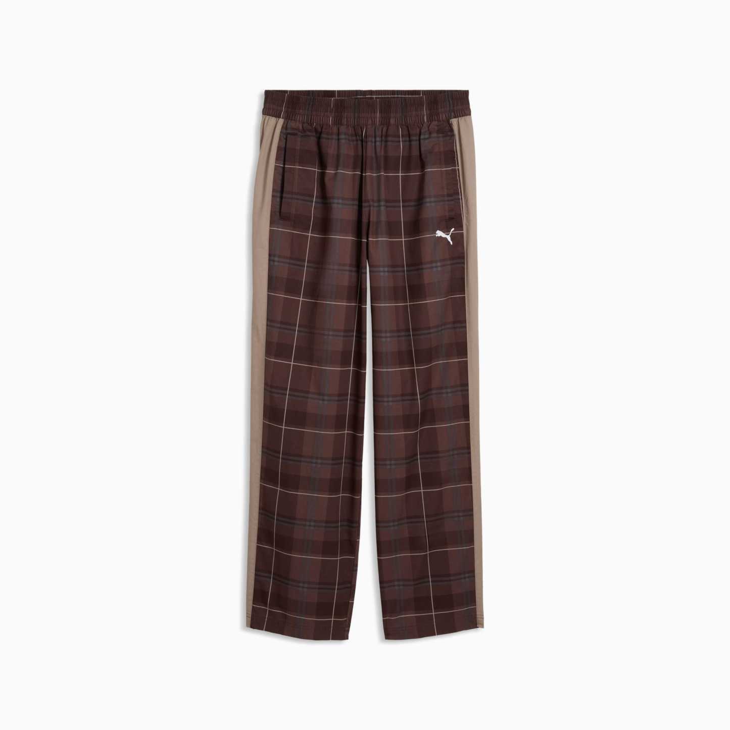 T7 Relaxed Tartan Trainingshose Herren - Chocolate Fondue