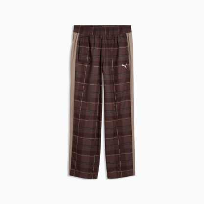 T7 Relaxed Tartan Trainingshose Herren - Chocolate Fondue