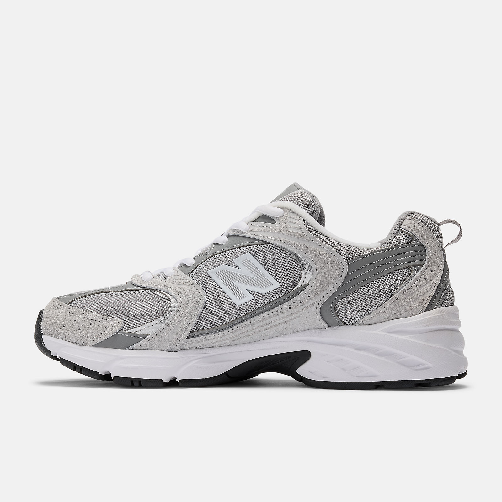 New Balance 530 - RAINCLOUD con SHADOW GREY y Silver Metallic - MR530CK